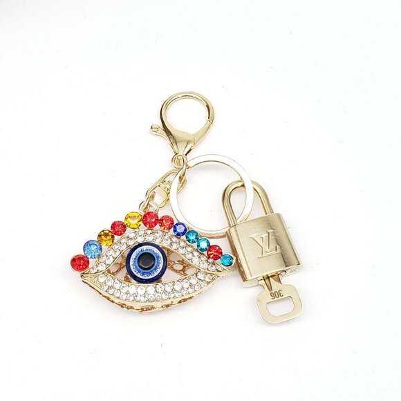 Authentic Louis Vuitton Lock & Key with unbranded Bagcharm, Keycharm 120425 - Picture 4 of 7